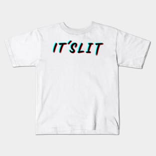 It's Lit Friends Summer Love A Cool Slogan - Lets Get Lit Kids T-Shirt